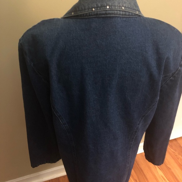 City Girl Sport Blue Jean Suit Jacket &Skirt - Picture 3 of 8